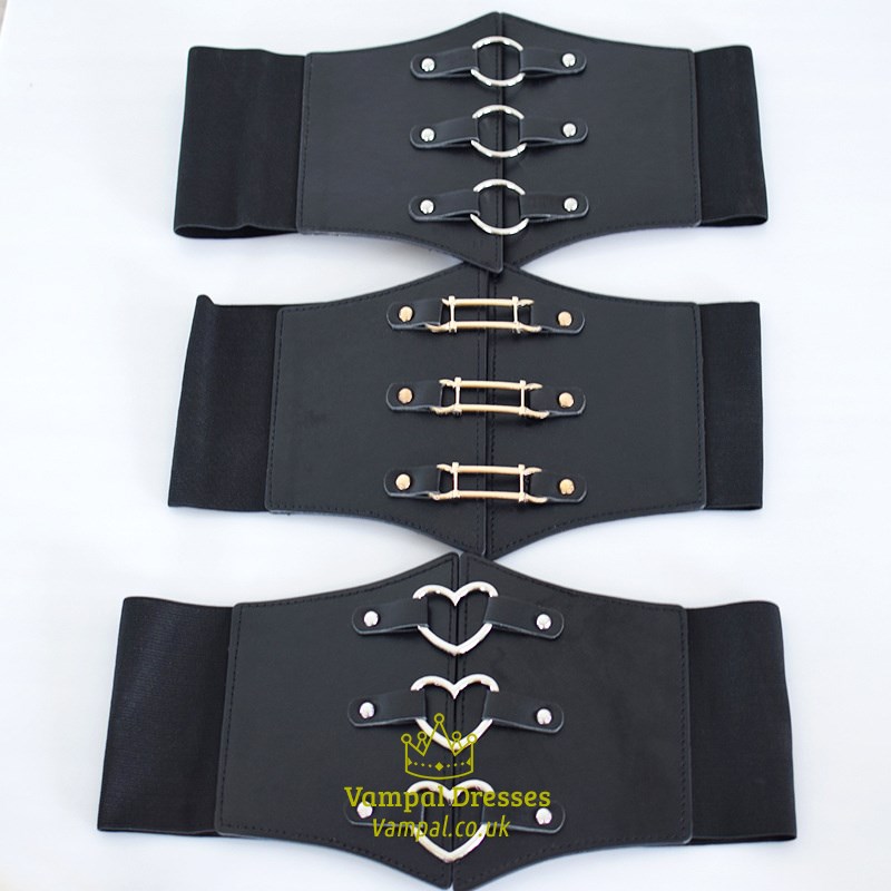ladies extra wide waistband with skirt shirt nightclub waist elastic luxury design fashion all-match leather high quality belt
