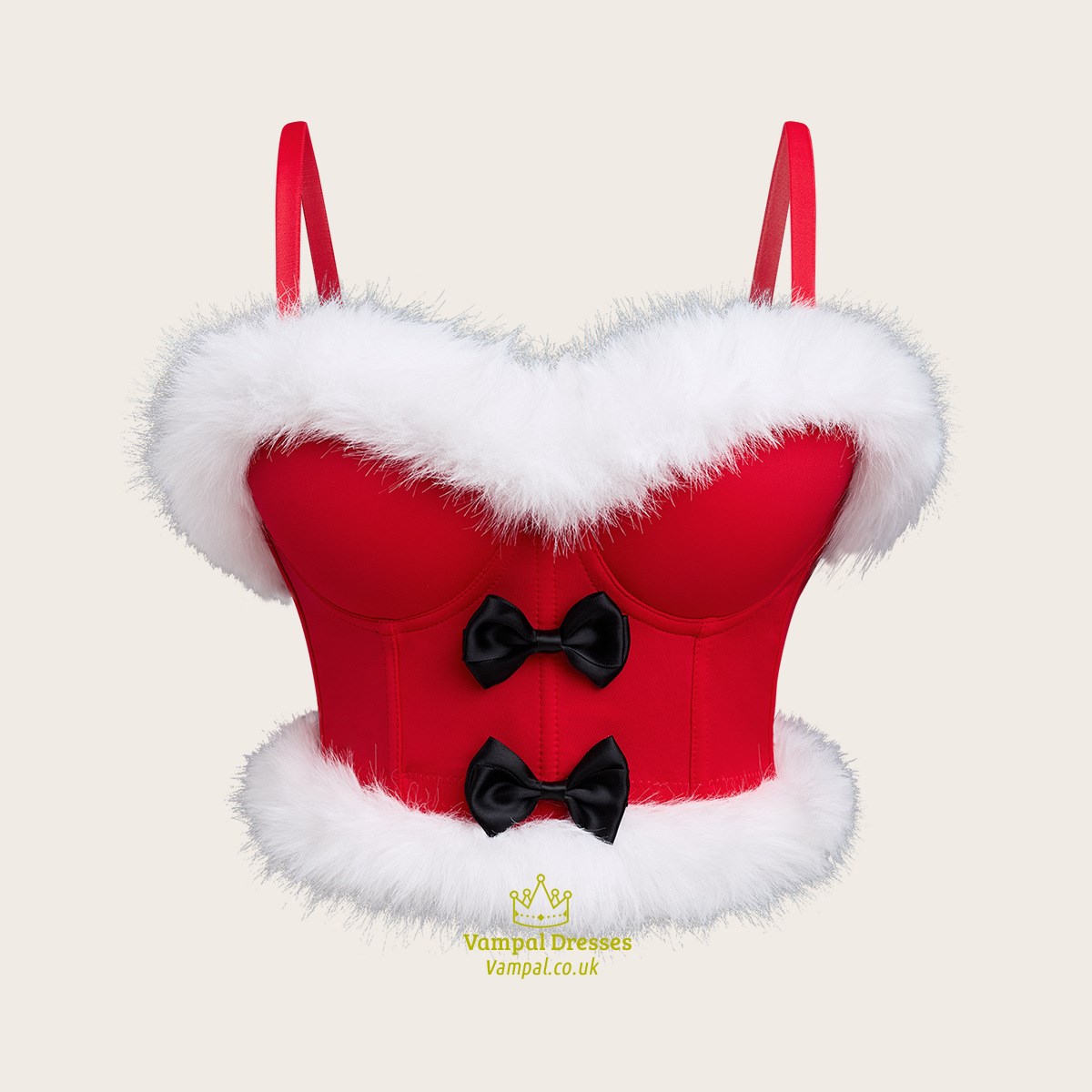 christmas velvet corset crop top uniform santa claus outfit women's cosplay corselet bow overbust tops feather shapewear bustier