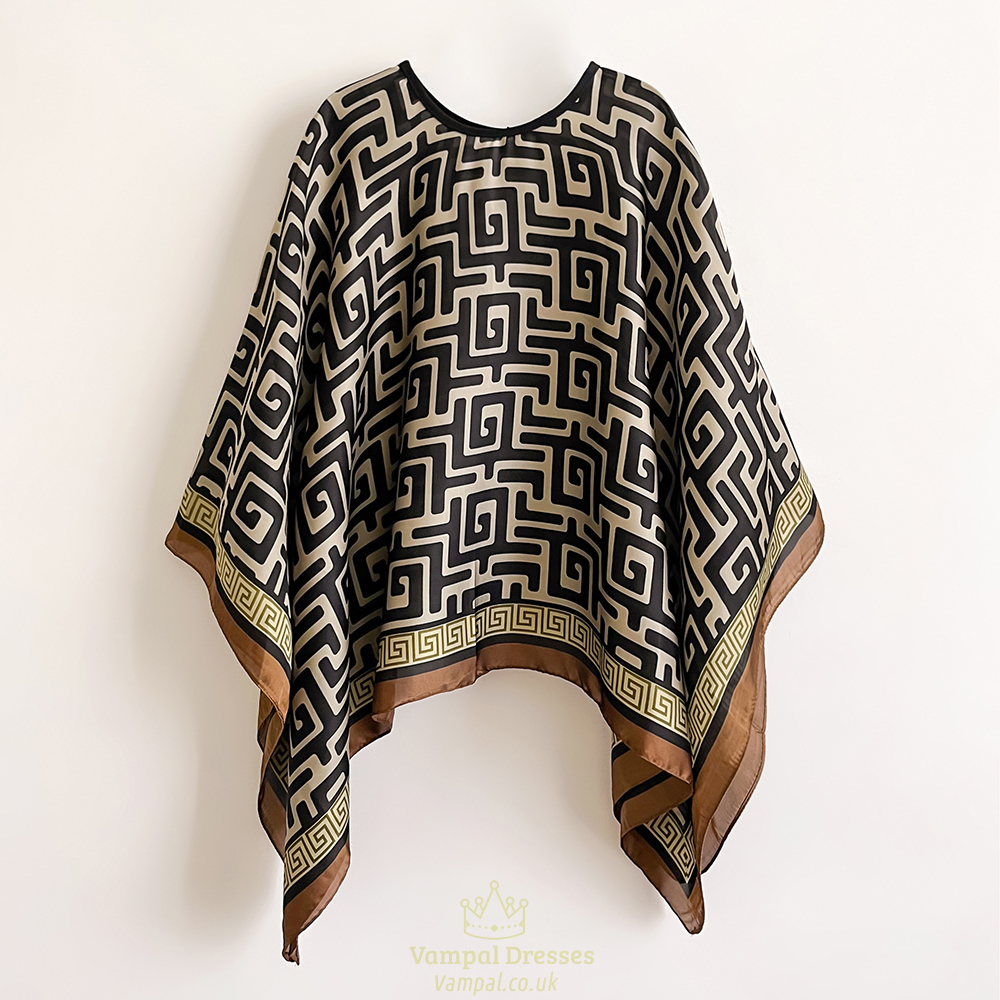 shawls summer beach women fashion print chiffon smock bikini cover up loose blouse sunscreen comfortable poncho hot