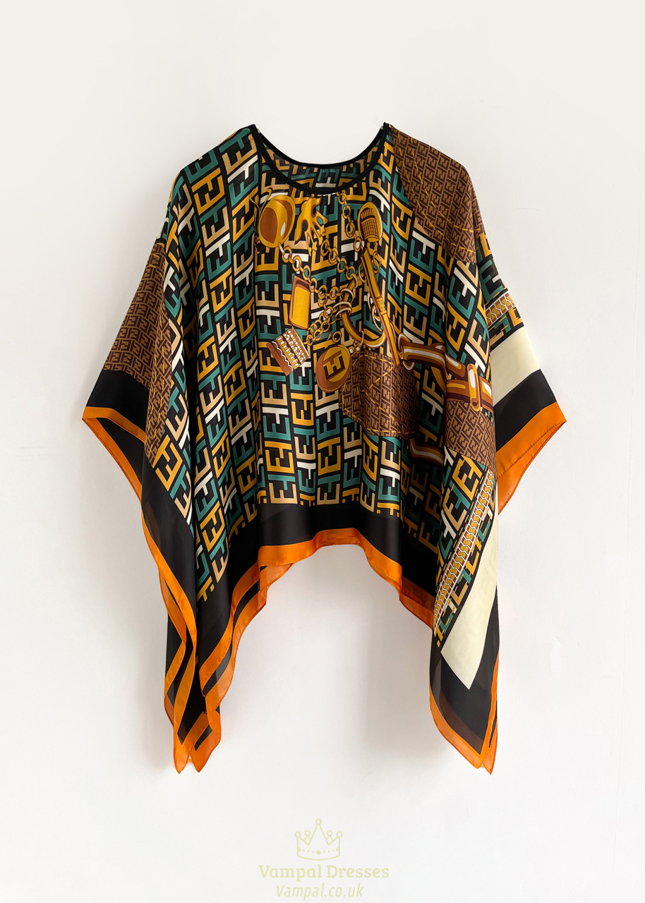Loose Summer Sun Protection Poncho Shawl Scarf