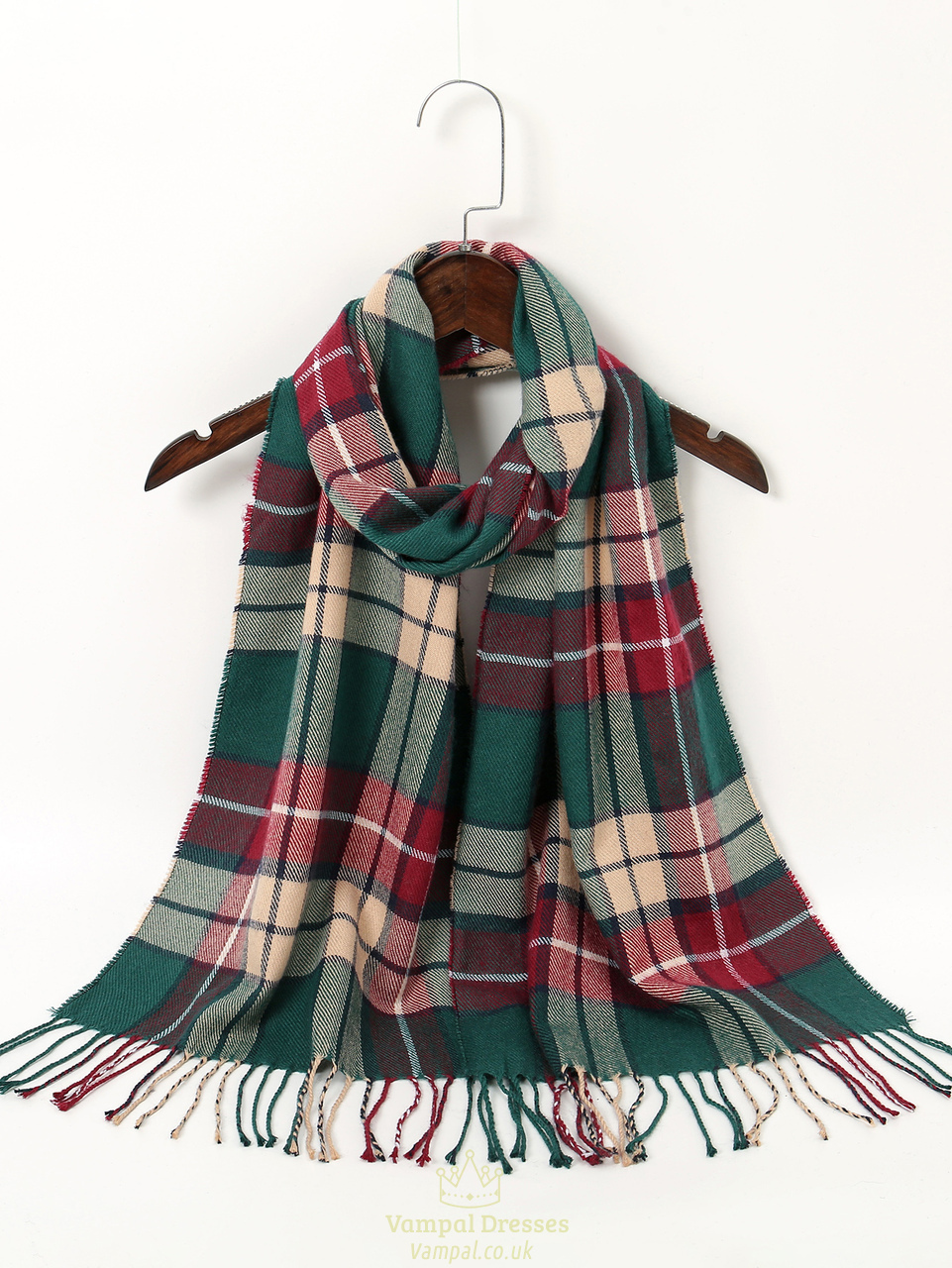thick warm scarf grid design women cashmere pashmina shawl for lady wrap tassel scarves knitted neck wrap for women