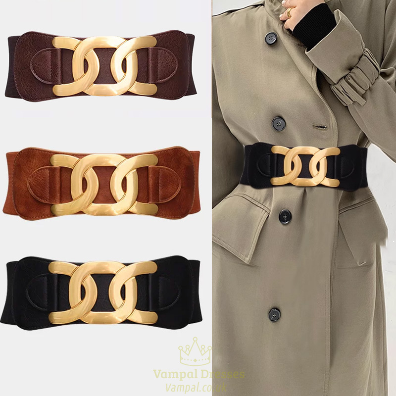 Wide Corset Belt For Women High-End Elastic Waistband