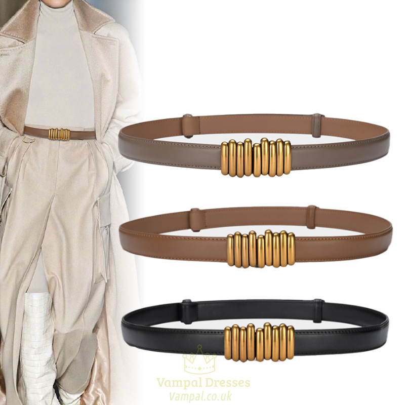 new ladies adjustable genuine leather belts bandwidth belts dress decoration versatile designer high quality women's waistband