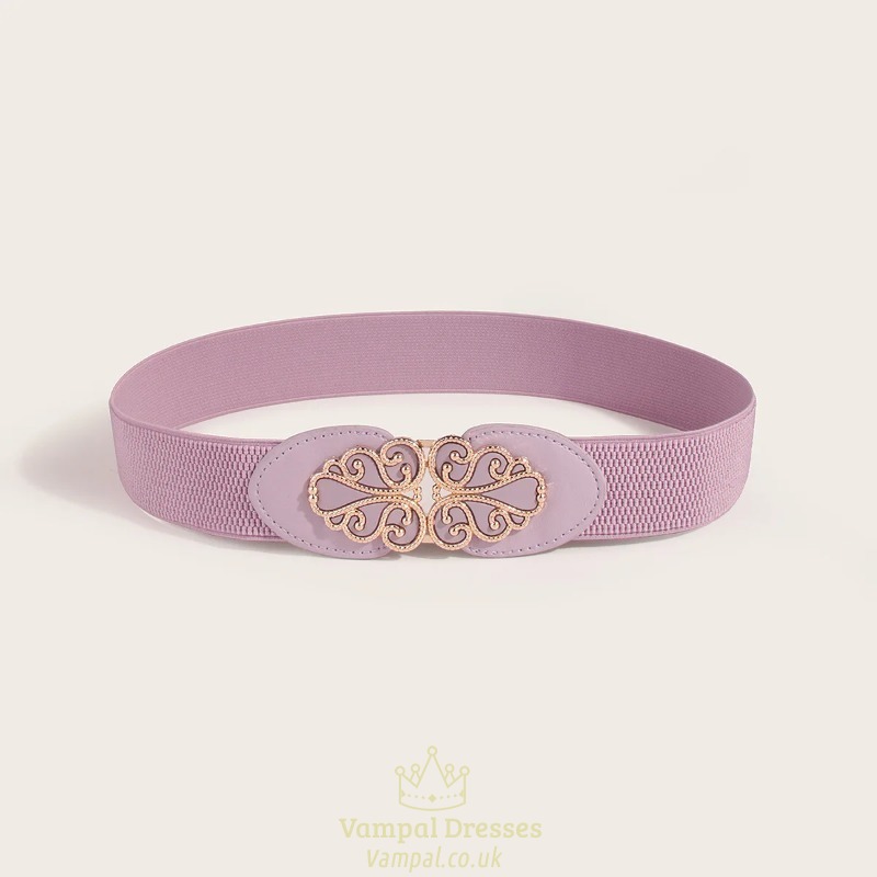 Vielseitiger elastischer Blumendekorationsgürtel für Damen für Herbst und Winter
