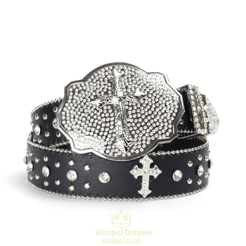 neutral waistband, fashionable rhinestone waistband, western denim with diamond inlay design, leather waistband, jeans