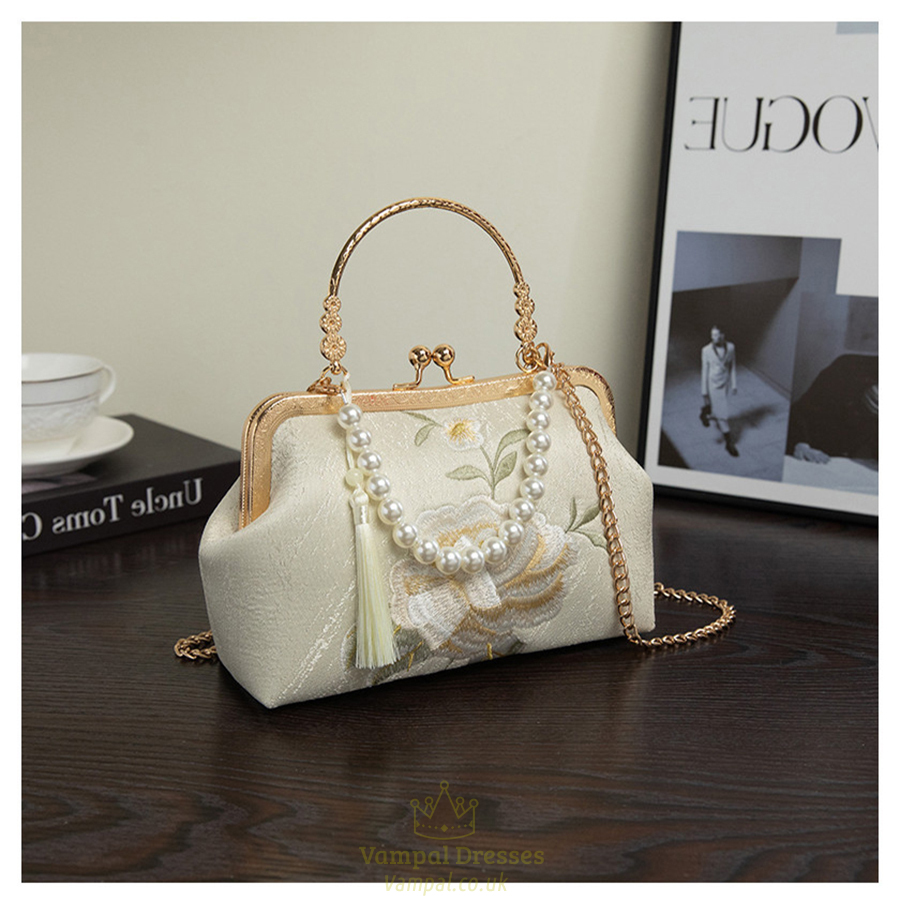 Retro Chinese Style Embroidery Shoulder Messenger Bag