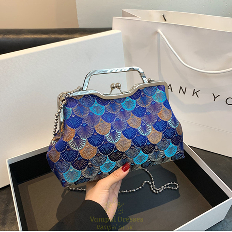 Versatile Women's Clutch Evening Bag - Vintage Shining Handbag