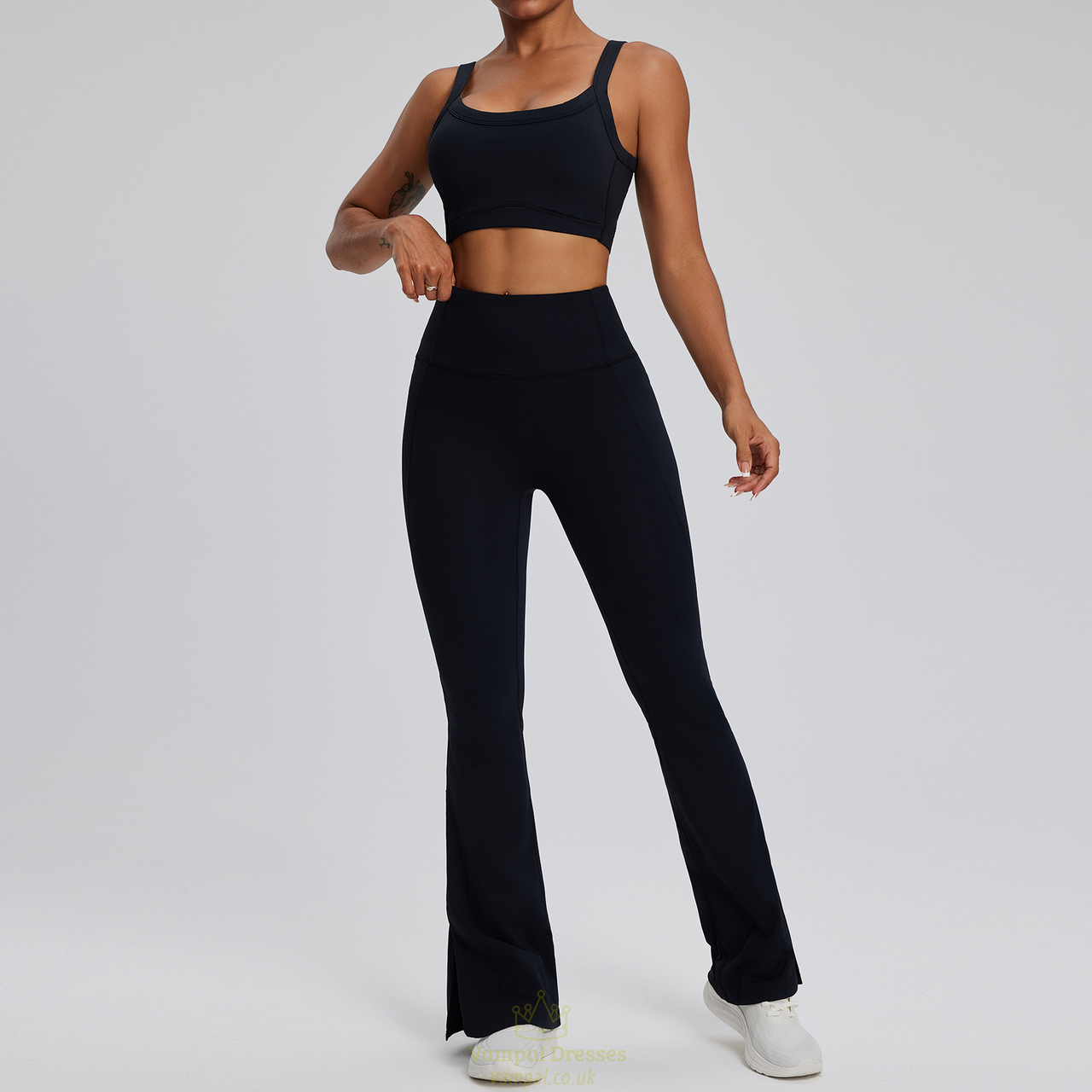 women’S Yoga Tracksuit Set With Zipper Long Sleeve Bodysuit And Shorts