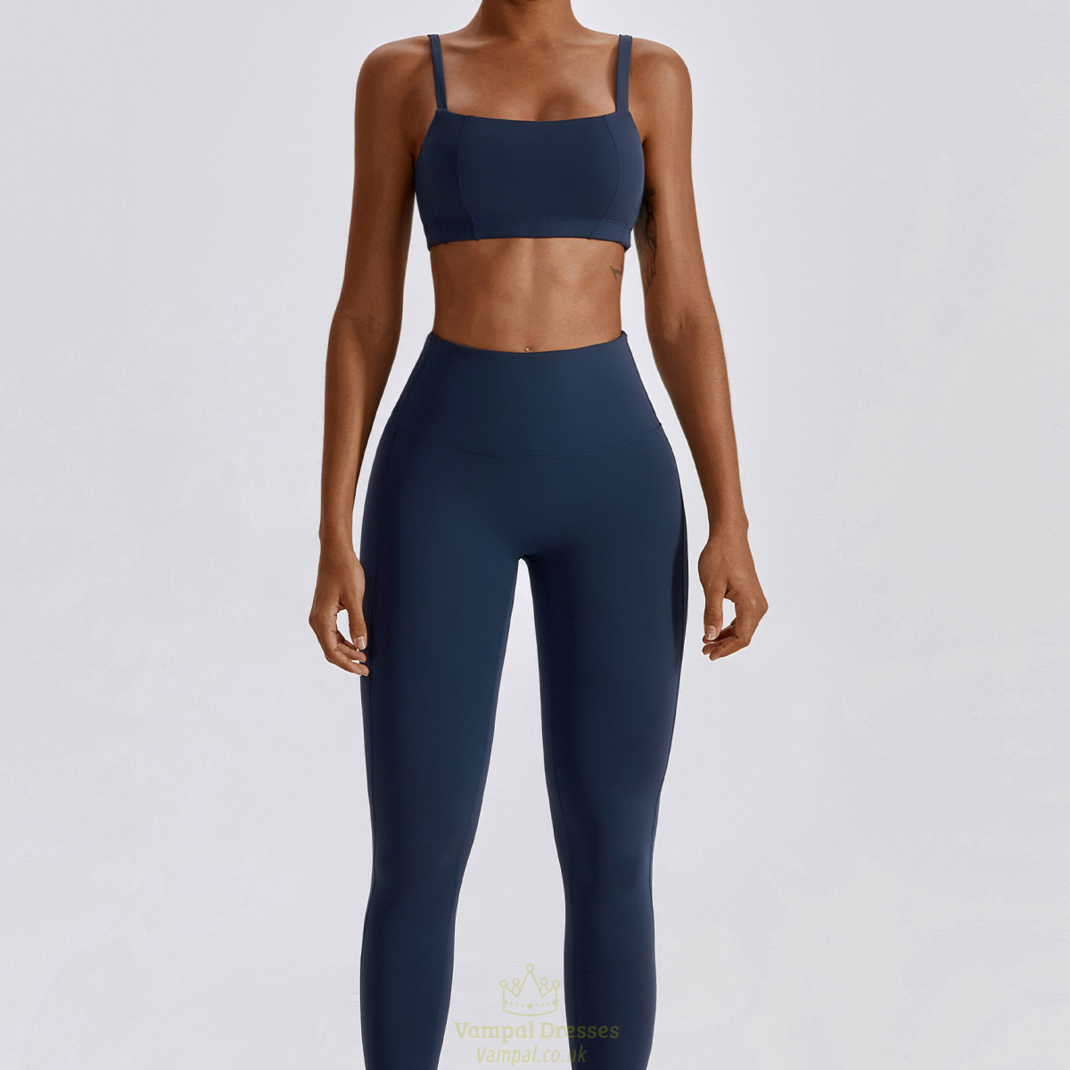 yoga Set 2 Piece Women’S Seamless Workout Sportswear High Waist Leggings