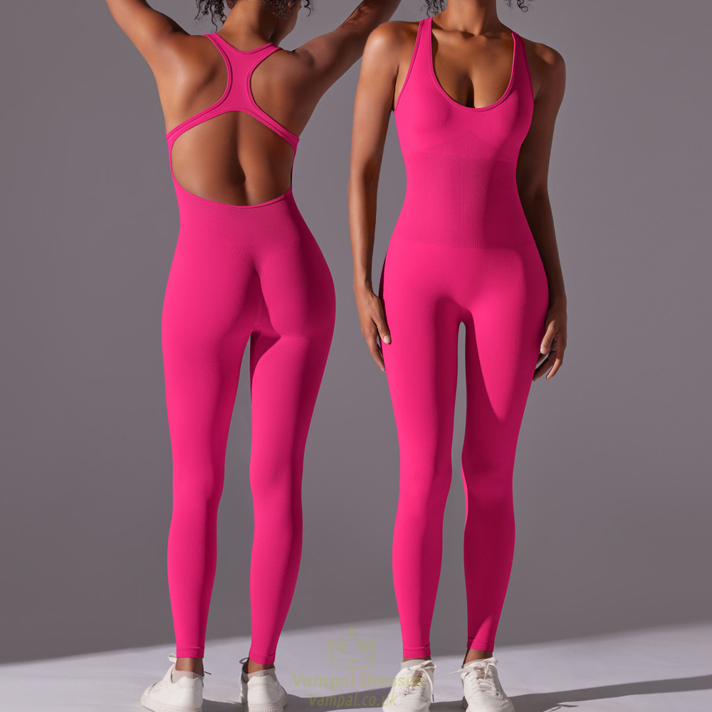 seamless One-Piece Yoga Jumpsuit Fitness Sports Overalls