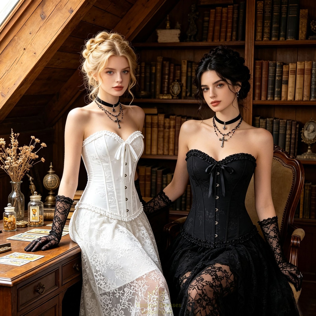 jacquard Palace Corset Waist Trainer Bustier