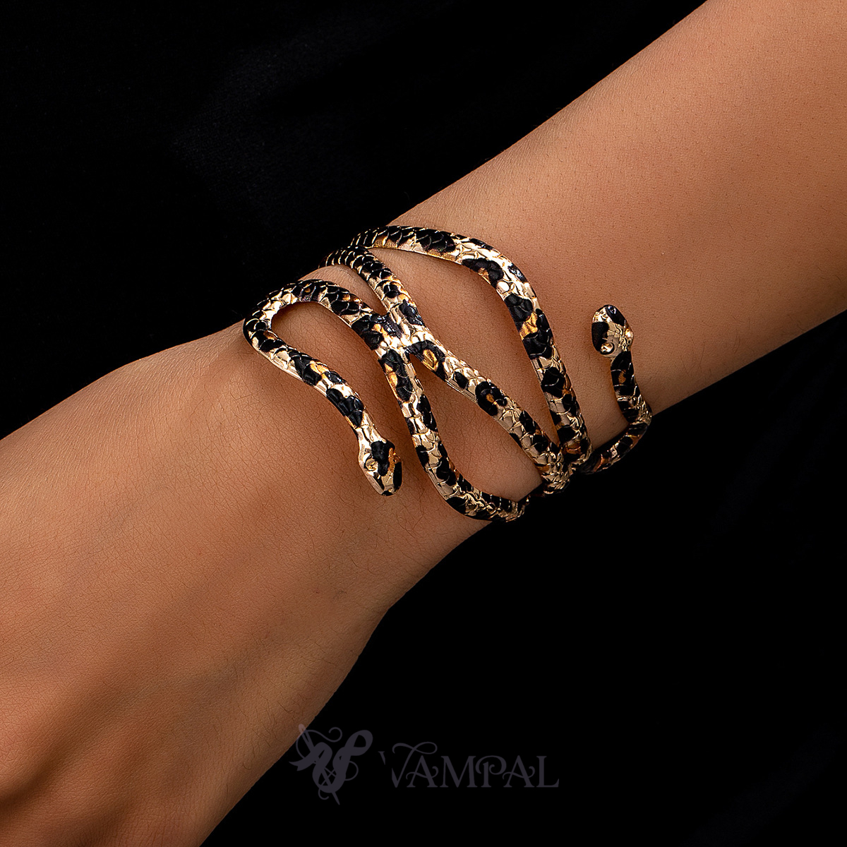 leopard print metal Leopard Snake Bracelet For Women