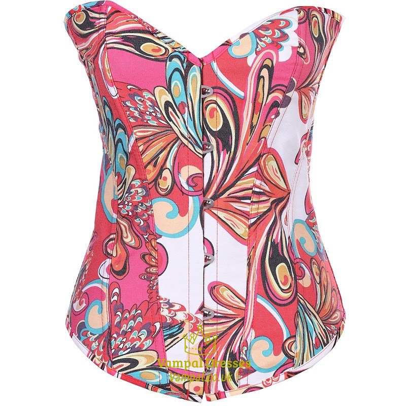 Floral Printed Court Shaper Corset