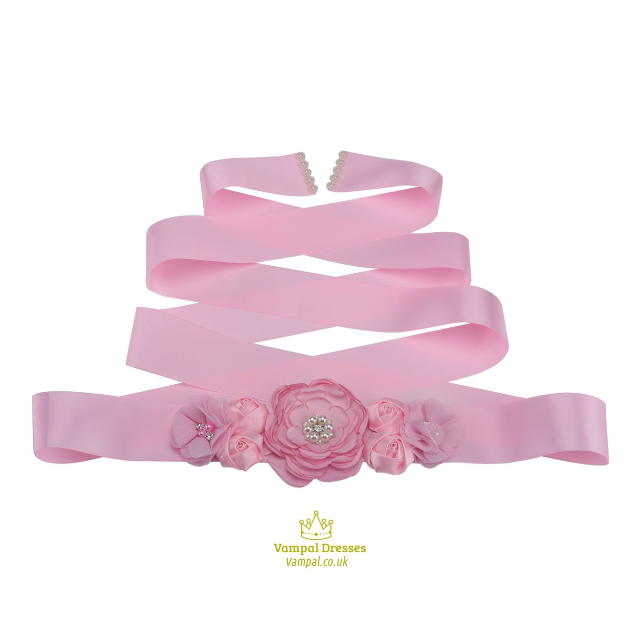 Flower Baby Shower Mom-To-Be Ribbon Sash For Bridesmaid