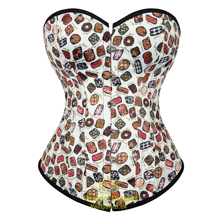 Painted Upover Bust Royal Court Shaper Corset