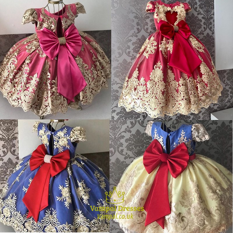 Elegant Princess Girls Banquet Wedding Birthday Dress