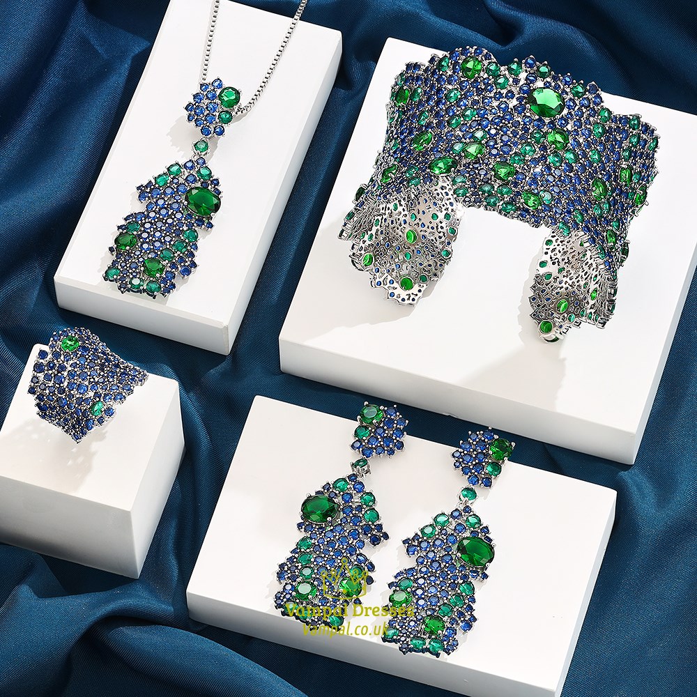 Luxury Copper Jewelry Sets Factory Wholesale Dubai Women