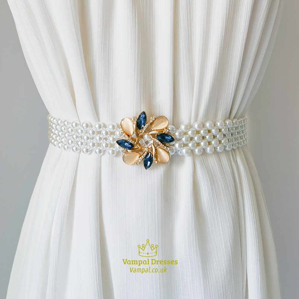 Floral Pearl Waist Chain