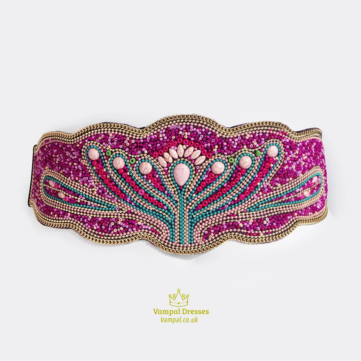 Style A (Handcrafted Bohemian Color Shell Bead Elastic Waist Belt ...