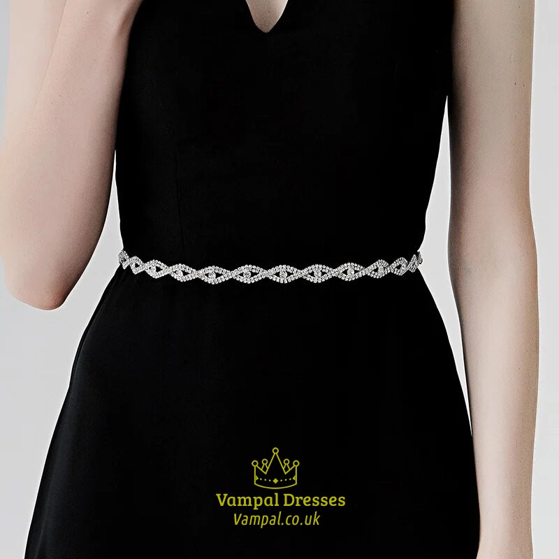 Rhinestone Belt For Brides And Prom Dresses