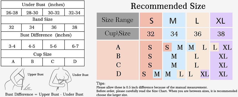 Black Soutien-Gorge Sans Armatures À Dos Nu Et Dos En U Sans Coutures