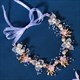 Crystal Headbands And Flower Accessories For Bridal Decorations