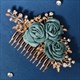 Floral Headband Vintage Rose Tiara For Brides And Ladies