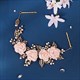 Floral Headband Vintage Rose Tiara For Brides And Ladies