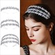 Sparkling Zircon Butterfly Headband Elegant Hair Accessory