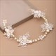 Crystal Pearl Bridal Tiara Headband For Weddings And Parties