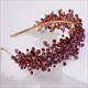 Handgefertigte Strass-Braut-Tiara und Krone für Hochzeit