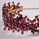 Handgefertigte Strass-Braut-Tiara und Krone für Hochzeit