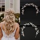 crystal Flower Headband - Bridal Jewelry
