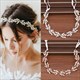 Strass-Blatt-Haarband für Braut-Haaraccessoires