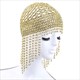 captivating Beaded Cap Headpiece: A Dance Of Elegance