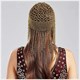 captivating Beaded Cap Headpiece: A Dance Of Elegance