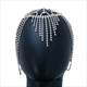 Strass-Quasten-Stirn-Haarschmuck, Brautschmuck