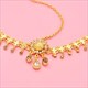 Floral Pendant Rhinestone Headband