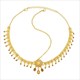 Floral Pendant Rhinestone Headband