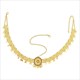 Floral Pendant Rhinestone Headband