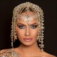 tassel Leaf And Rhinestone Head Chain: Exquisite & Luxurious