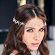 Wavy Bling Forehead Chain Headband - Bohemian Bridal Hair Jewelry