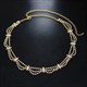 Wavy Bling Forehead Chain Headband - Bohemian Bridal Hair Jewelry