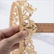 black Alloy Rhinestone King/Queen Crown For Celebrations And Costume Play