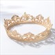 black Alloy Rhinestone King/Queen Crown For Celebrations And Costume Play