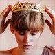 black Alloy Rhinestone King/Queen Crown For Celebrations And Costume Play