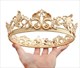 black Alloy Rhinestone King/Queen Crown For Celebrations And Costume Play