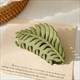 leaf Shape Hair Claw: Stylish Hair Styling Tool For Women