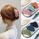leaf Shape Hair Claw: Stylish Hair Styling Tool For Women