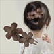 Retro Frosted Flower Hair Accessories For Elegant Hairstyles